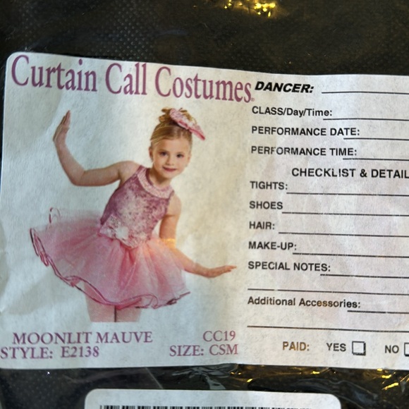 PINK ROSE DANCE COSTUME - Picture 7 of 7